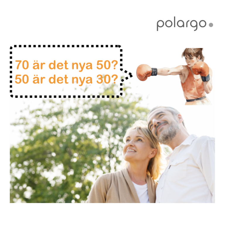 HAR DU HÖRT ATT 70 ÄR DET NYA 50, OCH 50 ÄR DET NYA 30?